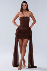 CATCHING EYES MESH MINI DRESS