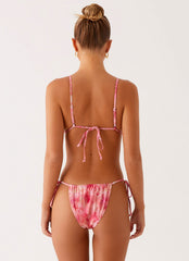 Calista Bikini Top - Flamingo Fling