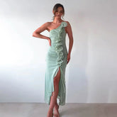 Ruffles And Champagne Dress