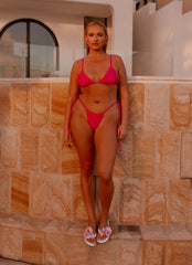 Calista Bikini Top - Pink