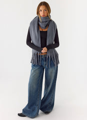 Cocoa Crush Scarf - Grey
