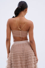 ESMERELDA BEADED CHAIN TOP