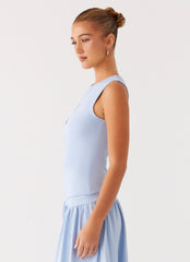 Dawn Drift Top - Blue