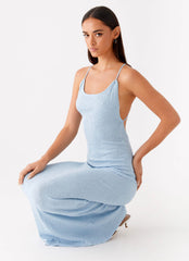 Lopez Maxi Dress - Blue