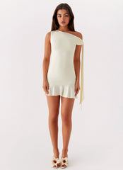 Palm House Mini Dress - Yellow