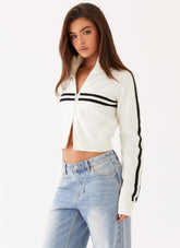 Training Season Zip Jacket - White