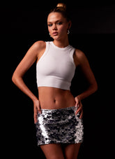 Champagne Chic Mini Skirt - Discoball