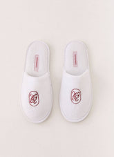 Peppermayo Branded Slippers - White