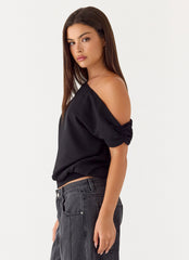 Stick Around Top - Black