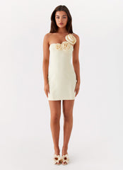 Sweetpea Mini Dress - Yellow