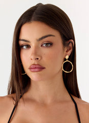 Tropicana Spritz Earings - Gold