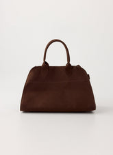 Twilight Drift Faux Suede Bag - Espresso