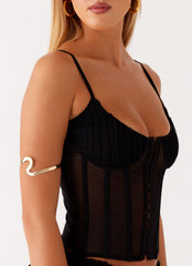 Whimsy Arm Cuff - Gold
