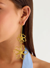 Wildflower Earrings - Gold