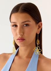 Wildflower Earrings - Gold