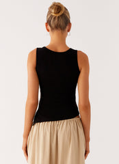 Zayne Tank Top - Black