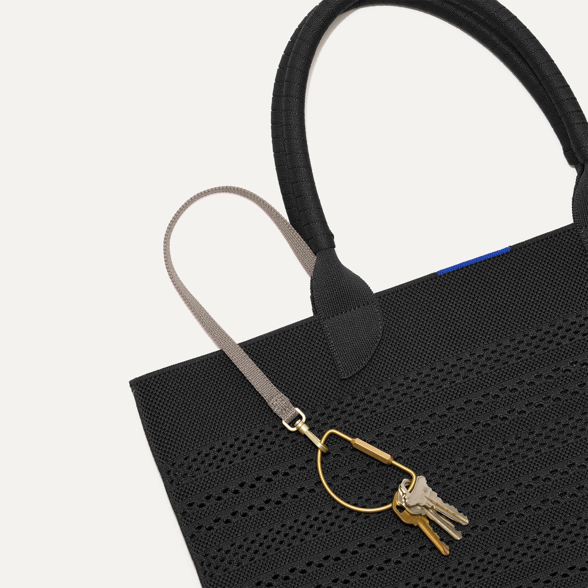 The Lightweight Tote - Black Crochet