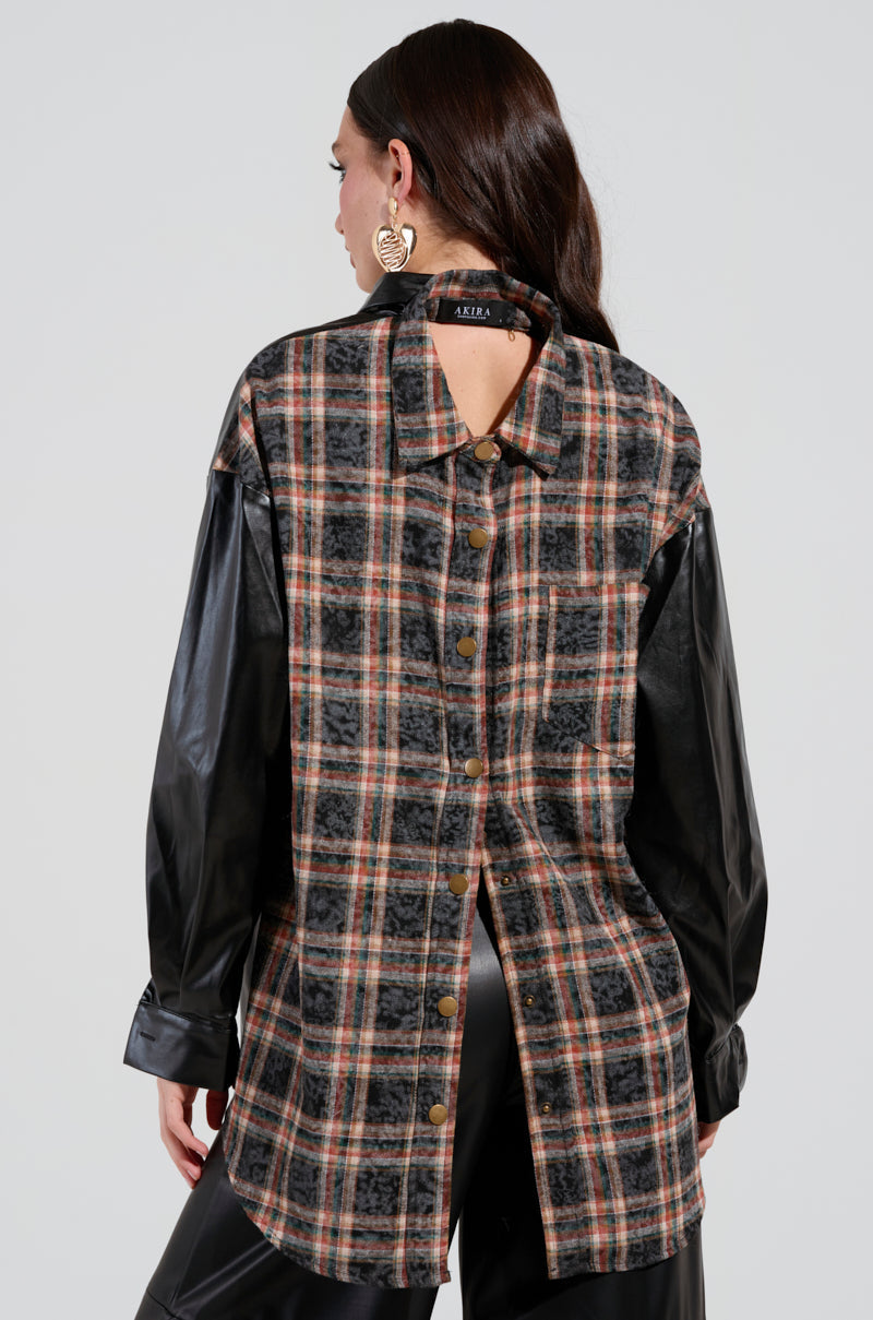 LANA BUTTON DOWN MULTI FUNCTION BLOUSE
