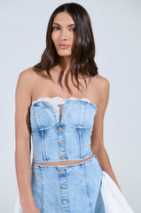 HIGHER GROUND DENIM CORSET