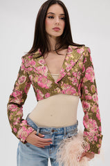 LIGHT THE WAY BROCADE BLAZER