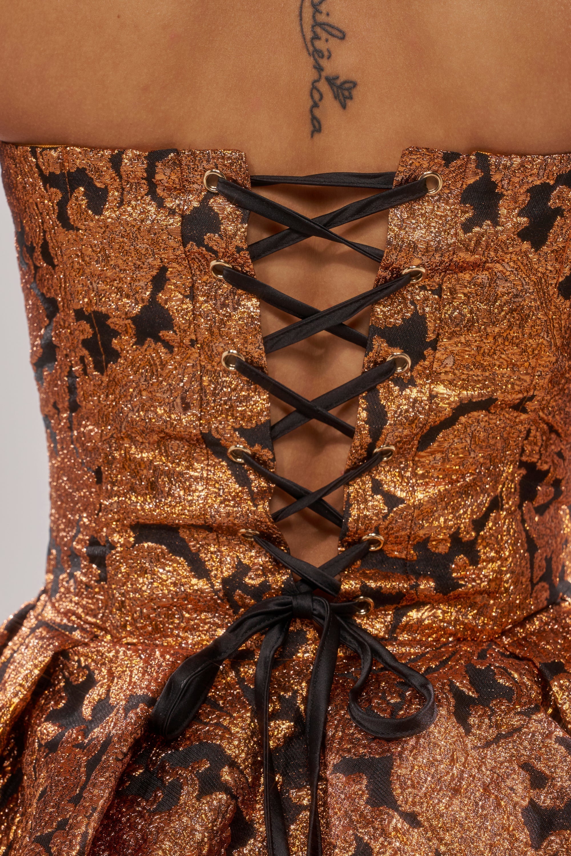 AWAY FROM ME BROCADE CORSET