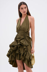 COOL GIRLS CLUB RUCHED MINI DRESS