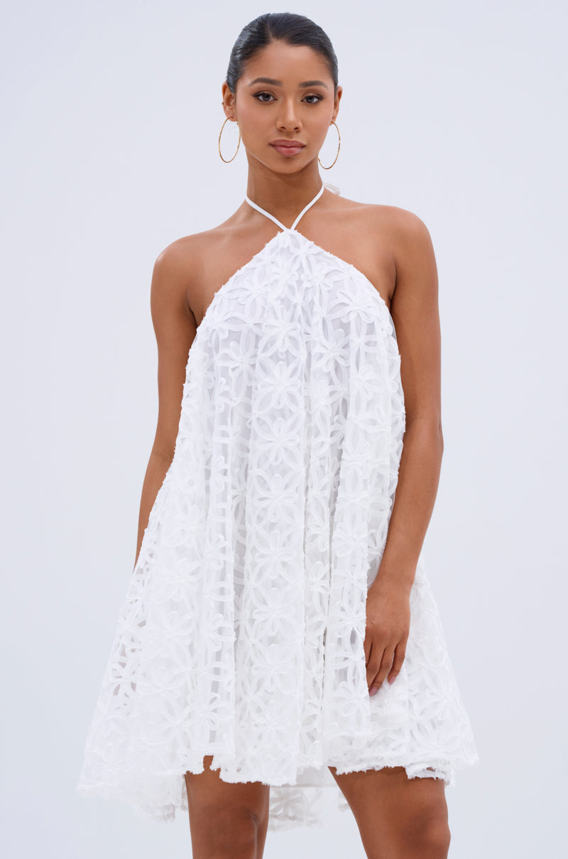 LIZA HALTER MINI DRESS