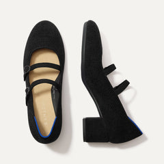 The Double Buckle Mary Jane Heel