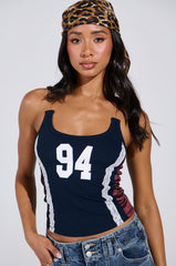 JESSICA RAZER BACK TOP
