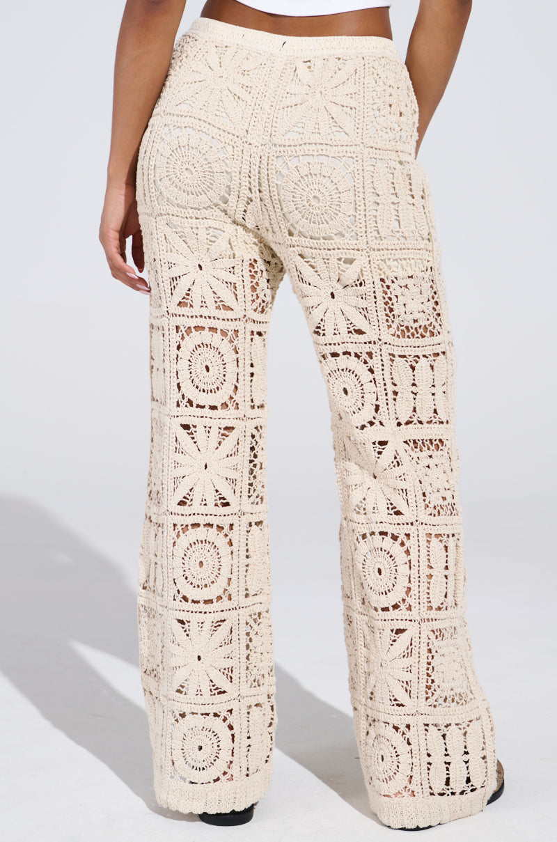 CROCHET KNIT PANT