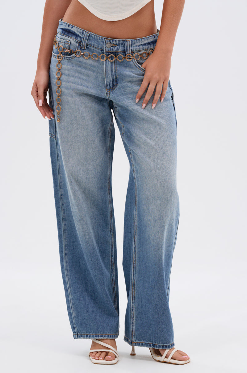 RELAX WITH ME WIDE LEG DENIM