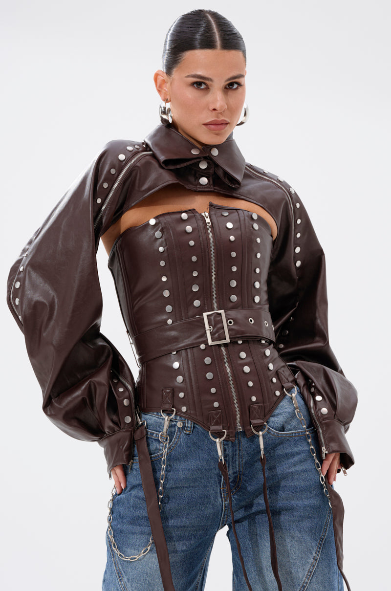 PERK UP EMBELLISHED CORSET