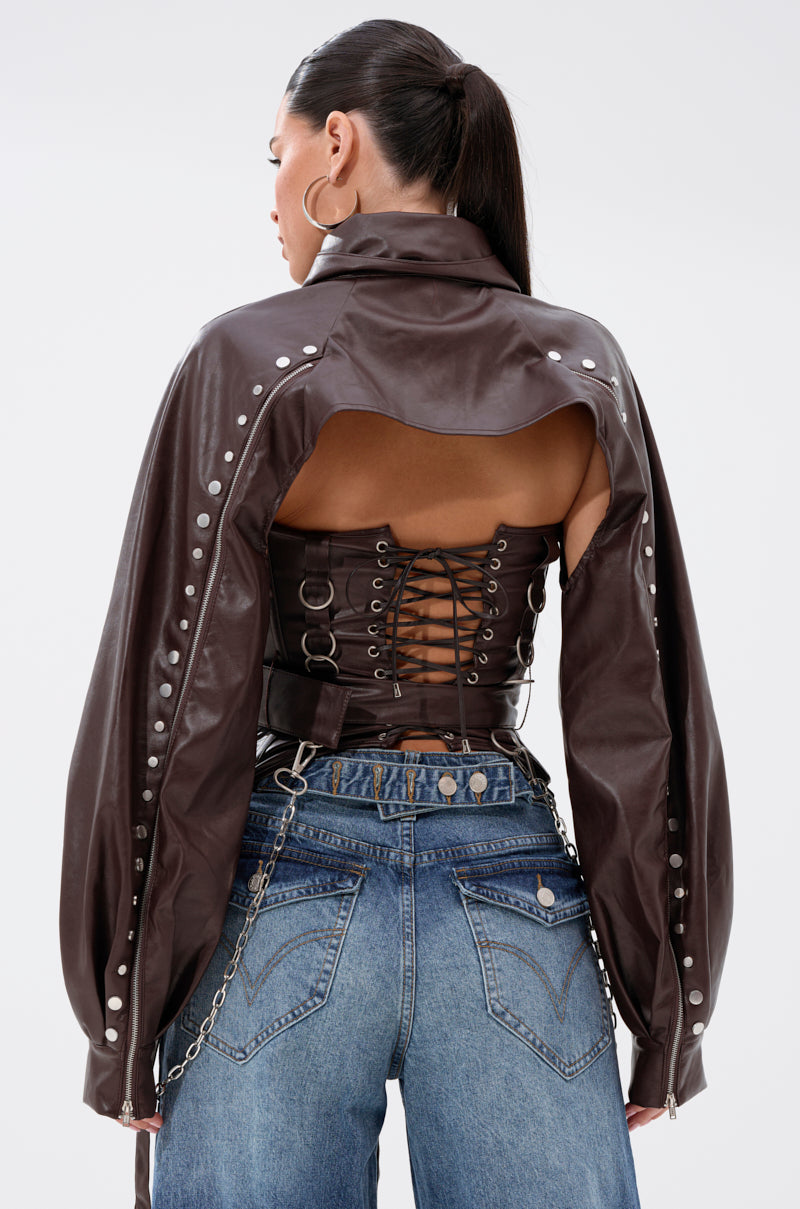 PERK UP EMBELLISHED BOLERO