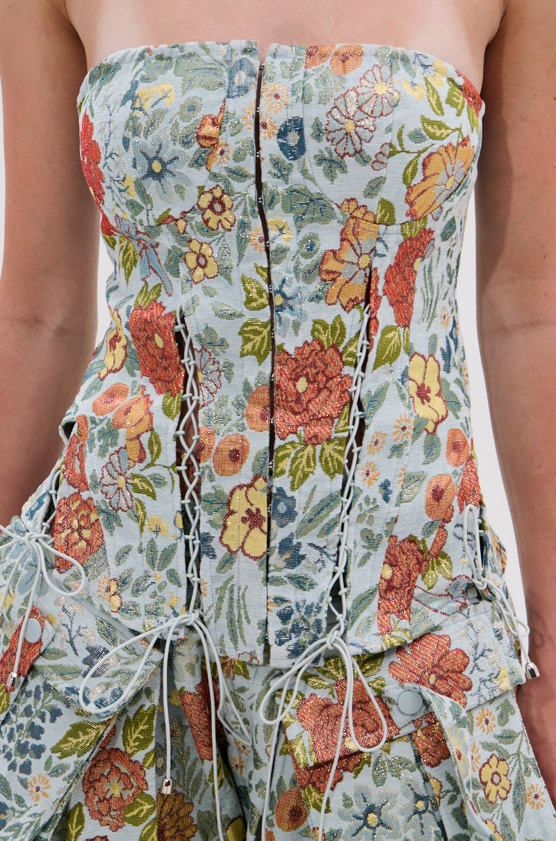 MARTHA FLORAL CORSET