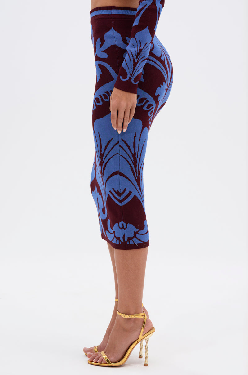 GIVE ME LOVE MIDI SKIRT