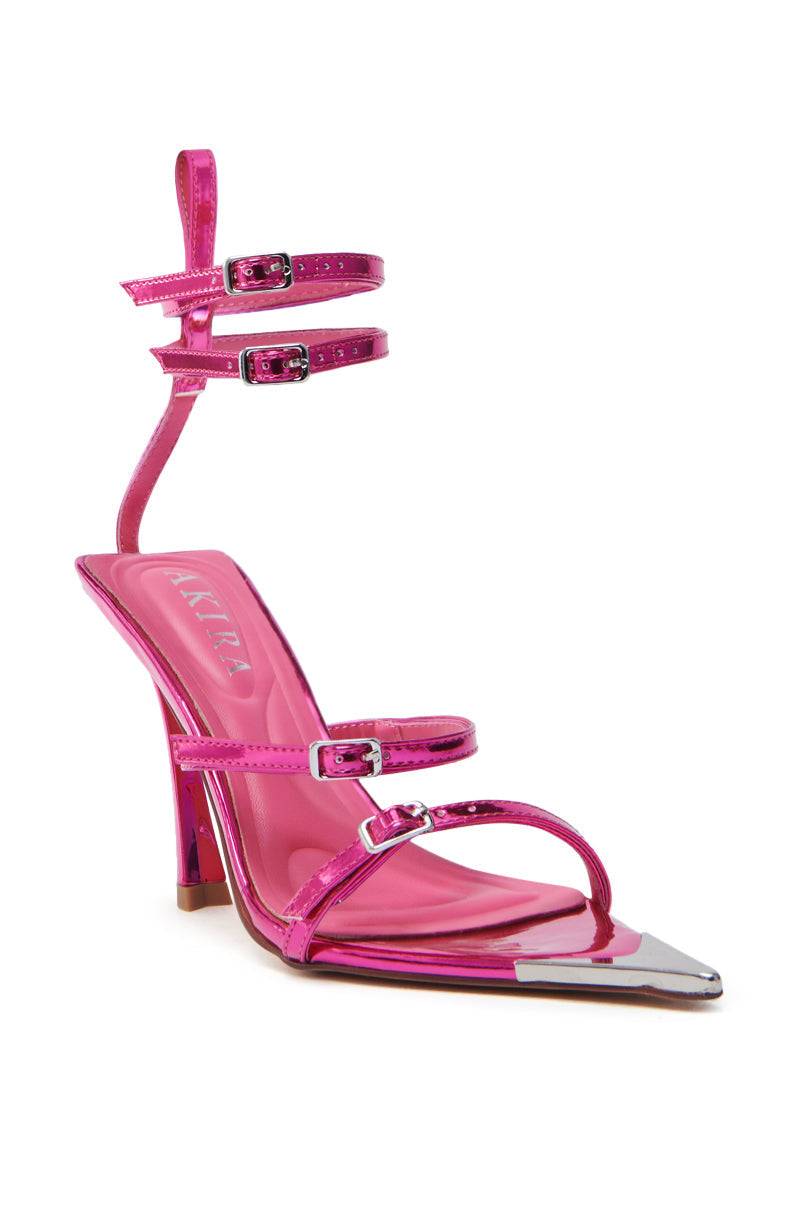 AZALEA WANG CELESIA FUCHSIA STILETTO SANDAL
