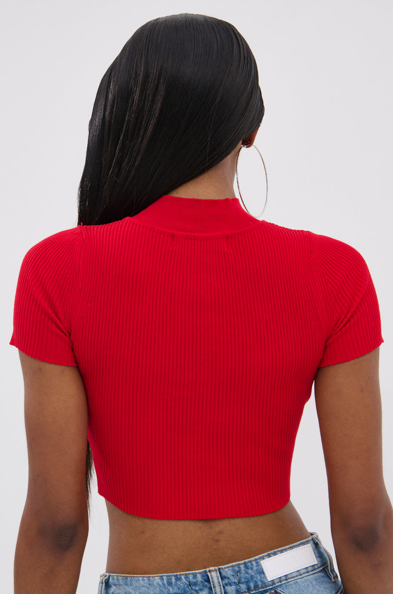 HEART YOU TEE IN RED