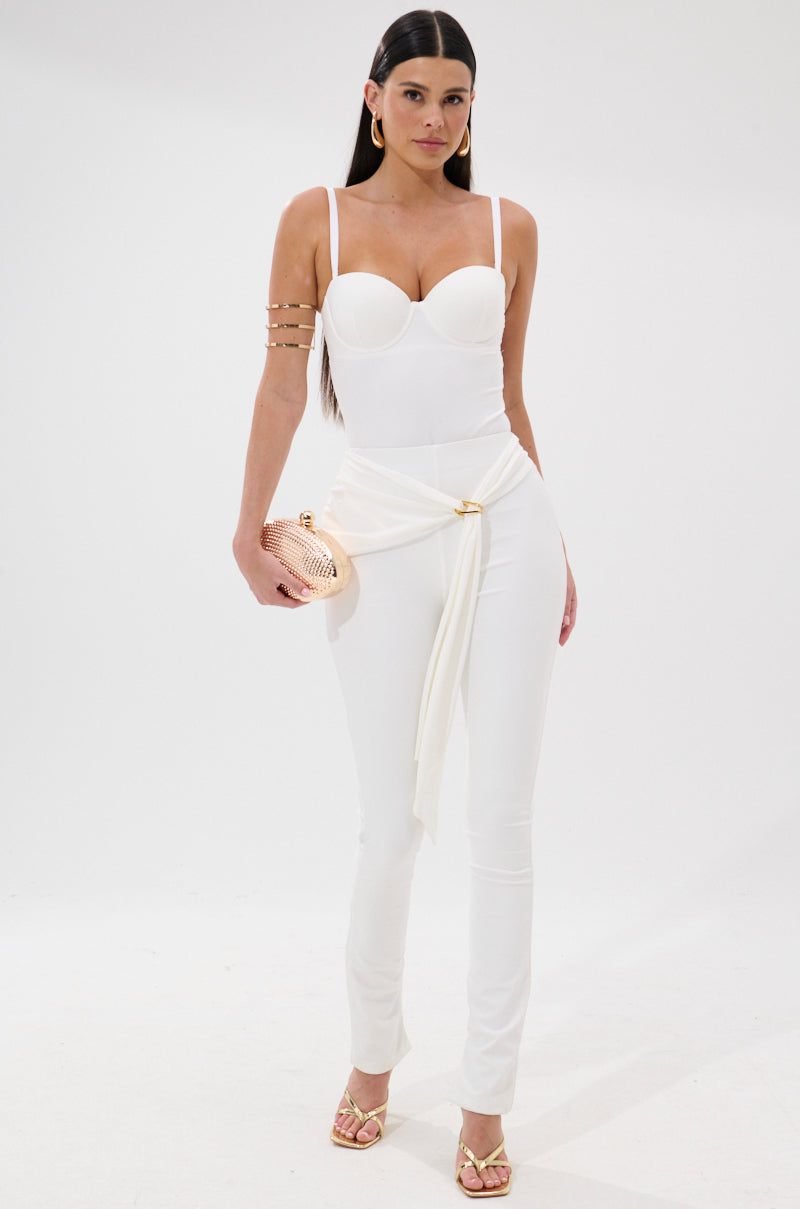 ONE AND ONLY BODYSUIT IN WHITE
