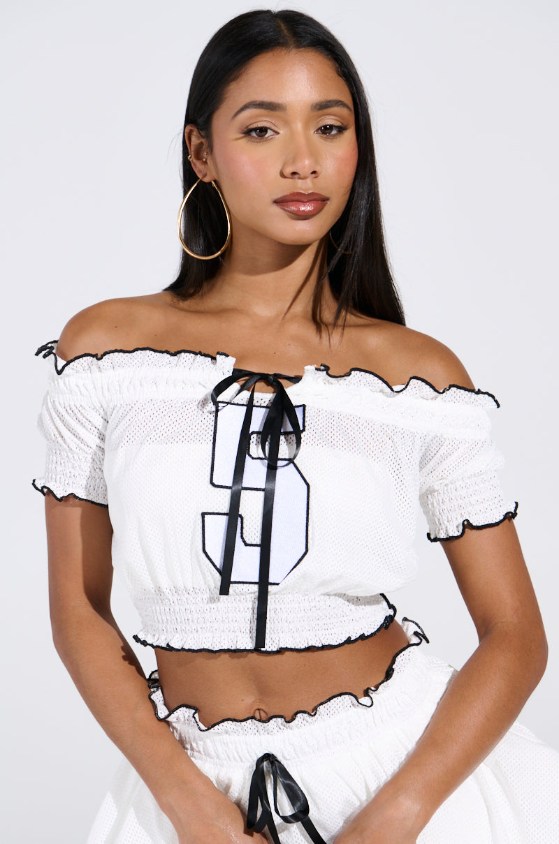 LINDSEY CROPPED TOP