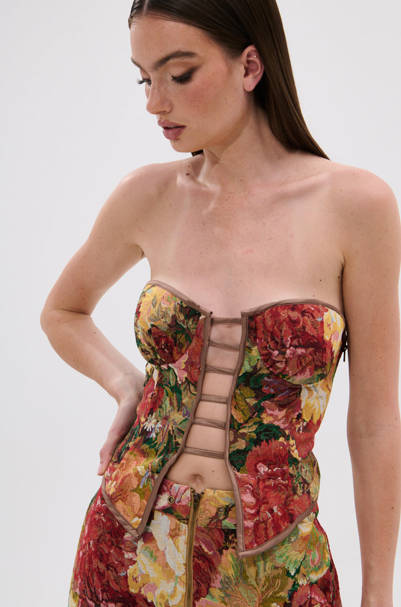LILY BROCADE CORSET