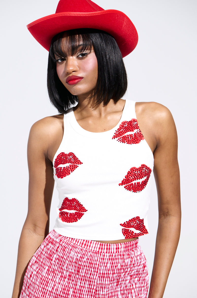KISSY FACE TANK TOP