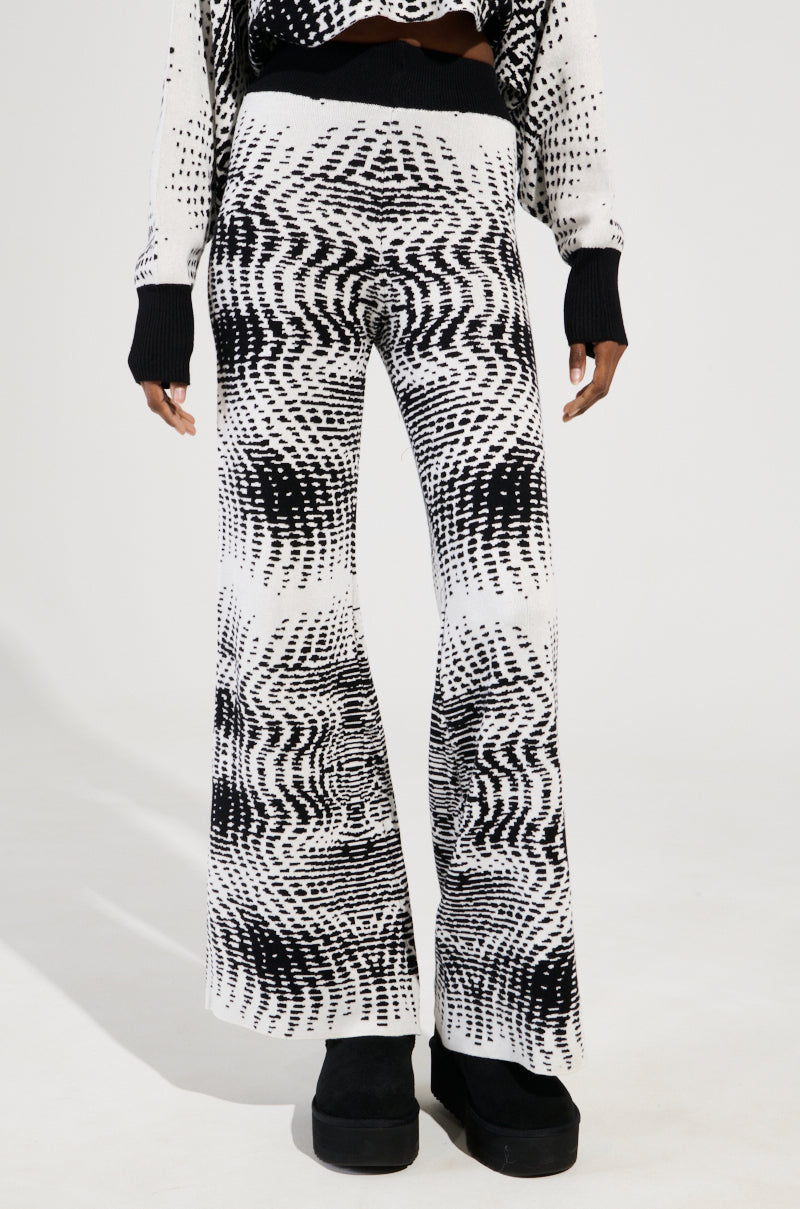 KALEIDOSCOPE DREAM WIDE LEG KNIT PANT