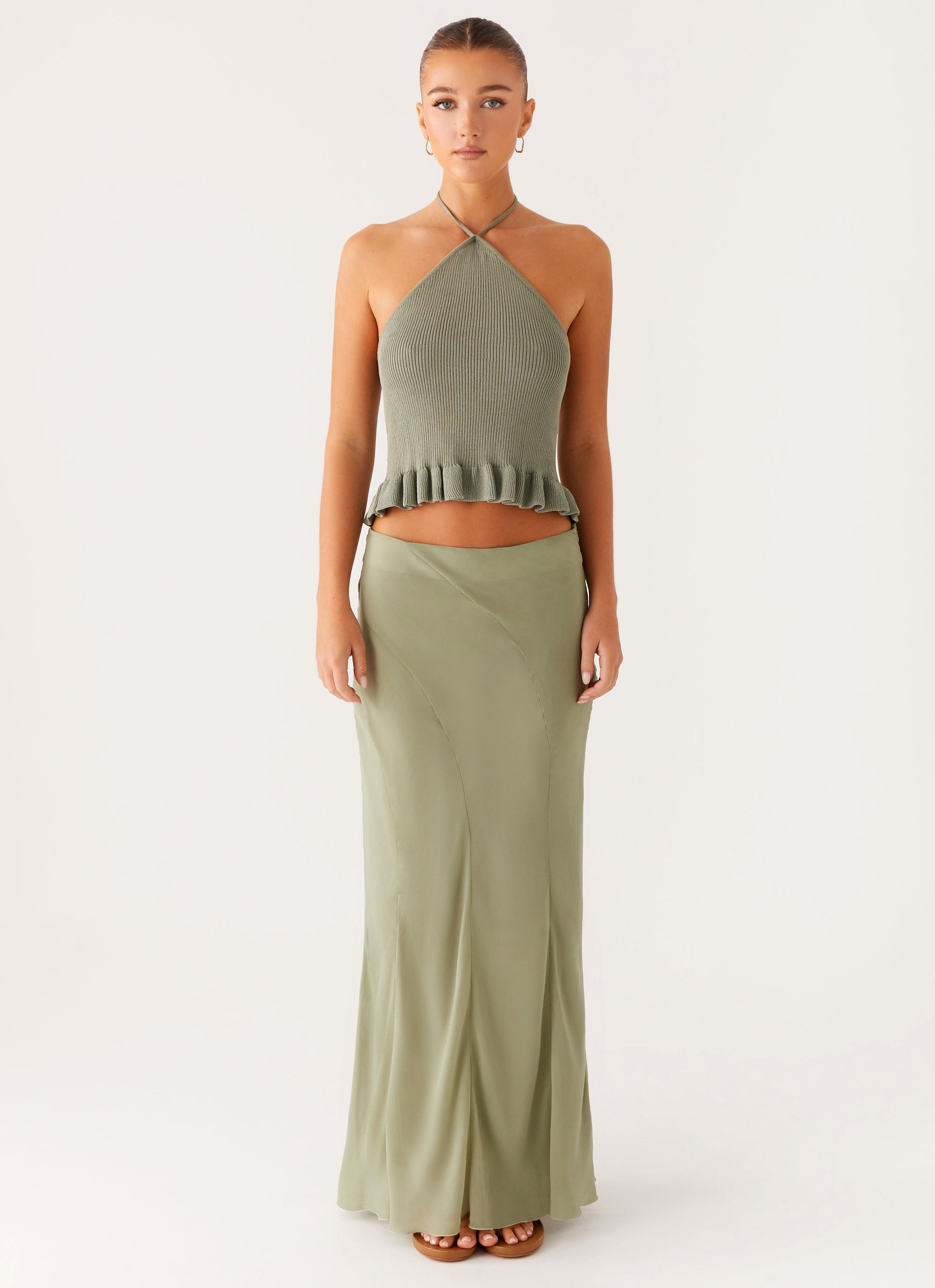 Idola Knit Top - Sage