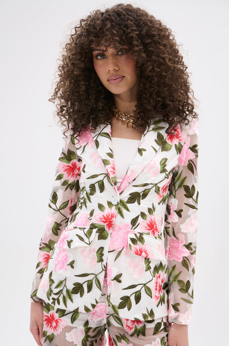 BLOSSOM LACE BLAZER