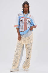 CRAZY LADY DISTRESSED JOGGER