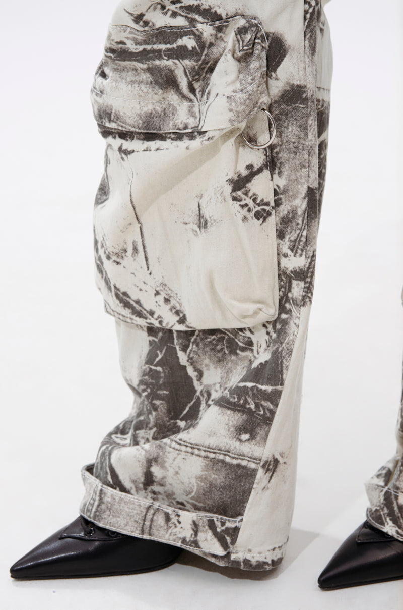 ASH OMBRE CARGO DENIM