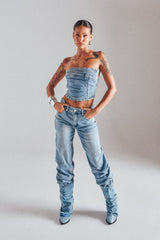 ON YOUR MIND DENIM CORSET