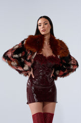 DELTA FAUX FUR COAT