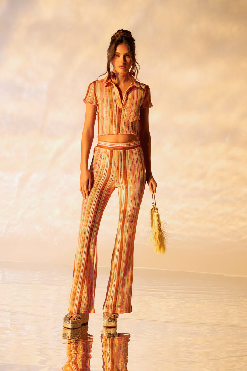 PALOMA KNIT FLARE PANTS