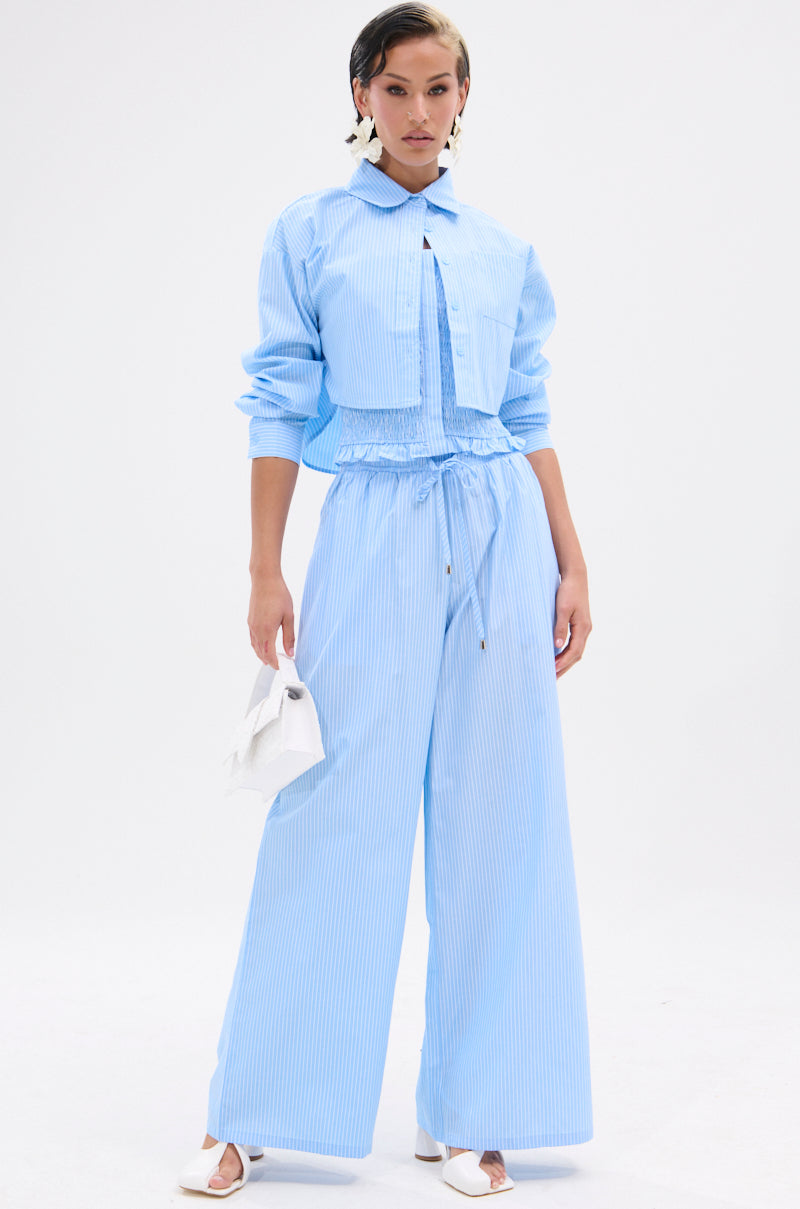 ASHLEY BUTTON DOWN TOP